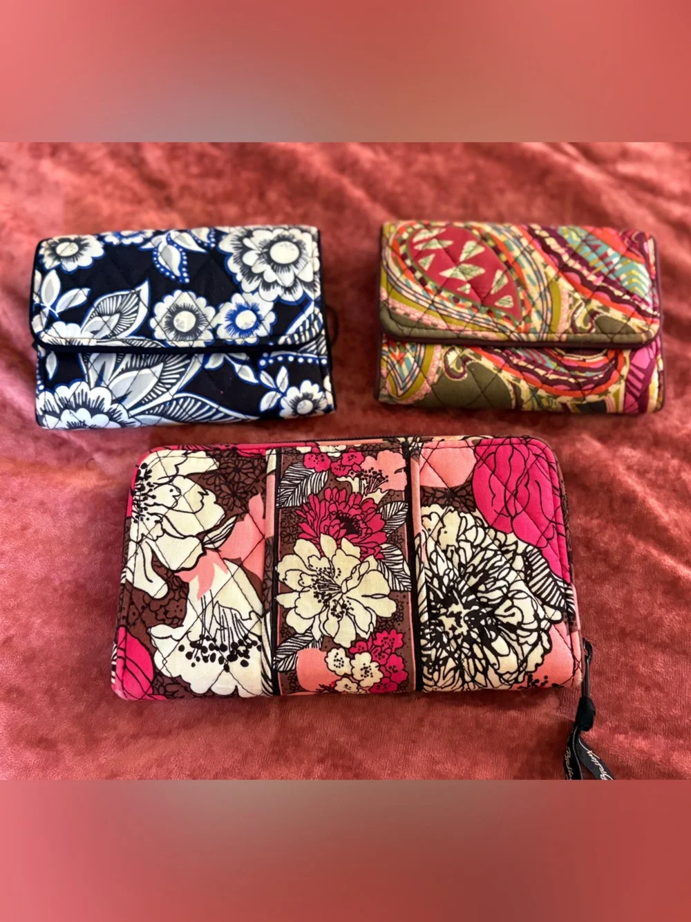 Vera Bradley Wallets Set of 3